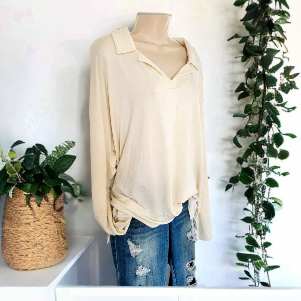 Relaxed fit blouse size 3x by Stylus new with tags